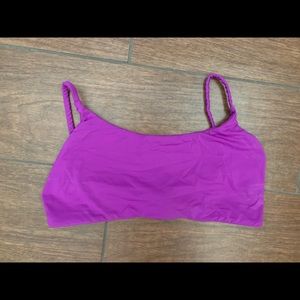 NWOT Purple san lorenzo bikini top